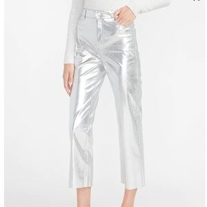 New express silver pants